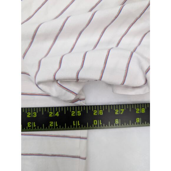 Polo Golf Ralph Lauren Stretch Lisle Mens Golf Polo Shirt XL White Gray Stripe - Picture 4 of 7